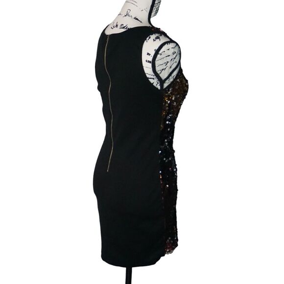 Body Central Sleeveless Metallic Sequined Mini Dress, Small - Picture 6 of 7